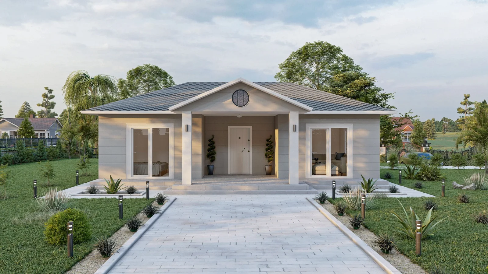 Tek Katlı Çelik Villa – 85 m2